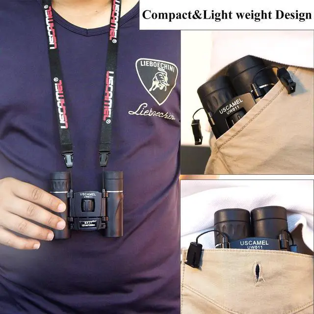Alt view image 5 of 6 - Compact Binoculars for Adults 8x21: Small Binoculars for Travel | FMC optics, BAK4 prism, easy focus and lightweight design for bird watching, cruises, concerts, hiking and gifts
