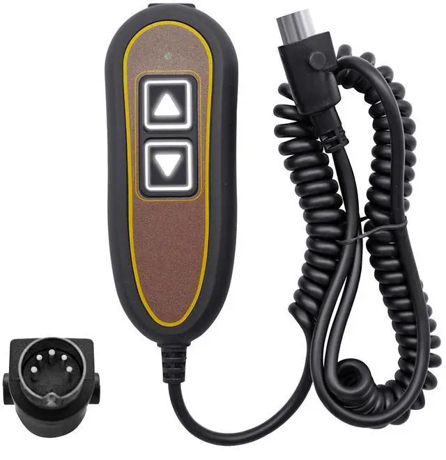 Main image of 2 Button 5 Pin Remote ZK1200-HC Hand Control Replacement | Fits for Golden Technologies Lift Chair Models, with USB and Backlight