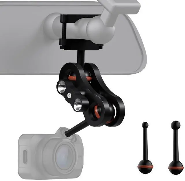 Main image of for Garmin Dash Cam Mount,Aluminum Rearview Mirror Bracket Kit | Compatible with Garmin Mini/Mini 2/Mini 3/45/46/47/55/56/57/65W/66W/67W/Tandem/ X110/X210/X310 etc Dash Cam