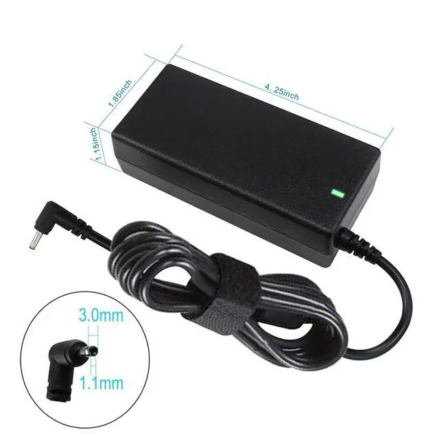 Alt view image 6 of 7 - N20C5 N22C5 N23C3 N23H5 N23H1 N19H2 65W Laptop Charger for Acer Swift | for Aspire 3 5 Series A315-58 ADP-45FE F 19V 3.42A 3.0*1.1mm tip Also Fit for Samsung Galaxy View 18.4" Tablet SM-T670N/T677A