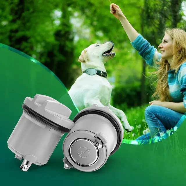Alt view image 7 of 7 - Dog Collar Batteries for R21 R22 R51 and Microlite Collar Battery, High Capacity Compatible with Invisible Fence Receiver Collar Batteries, 2 Packs Lasting Replacement Pet 3V Batteries - Gray