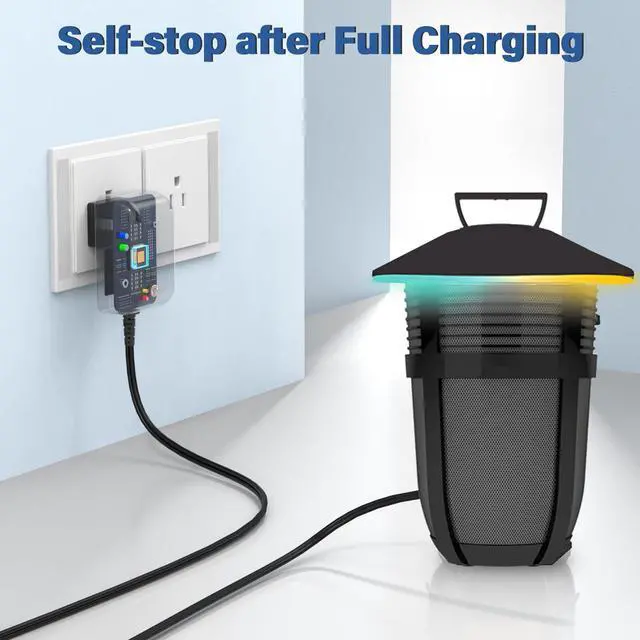 Alt view image 4 of 7 - 14V Speaker Charger Fit for Acoustic Research Santa Cruz AWSF100 Speaker | Power Adapter Fit for Acoustic Research AWSF100 Bluetooth Wireless Outdoor Flame Speaker AWSEE3 AWSF100BK AWSEE3BK AWSEE320