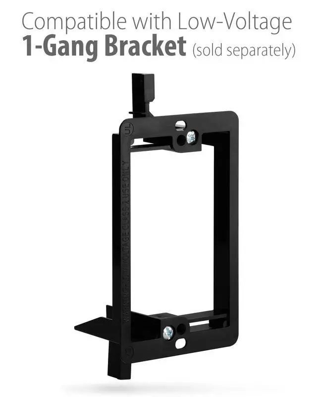 Alt view image 5 of 5 - Two Speaker Home Theater Banana Binding Post Coupler Wall Plate | 2 Speaker White Gold Plated Copper Audio Distribution Outlet Faceplate for High Quality Surround Sound Wire Connection System