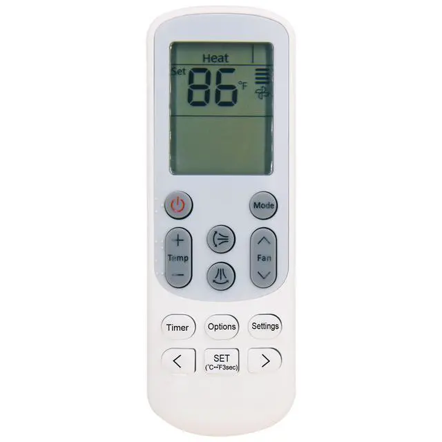 Alt view image 3 of 7 - Replacement DB93-15169G Samsung Remote Control for Samsung A/C Air Conditioner DB93-14643F DB93-14643R DB93-14643S DB93-14643T DB93-15169G AJ007JNADCH/AA AJ009JNADCH/AA AJ012JNADCH/AA AJ018JNADCH