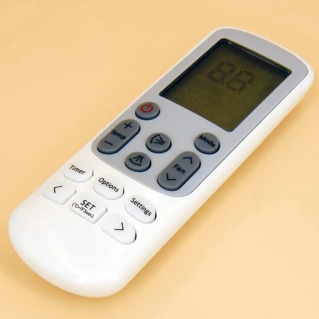Alt view image 7 of 7 - Replacement DB93-15169G Samsung Remote Control for Samsung A/C Air Conditioner DB93-14643F DB93-14643R DB93-14643S DB93-14643T DB93-15169G AJ007JNADCH/AA AJ009JNADCH/AA AJ012JNADCH/AA AJ018JNADCH