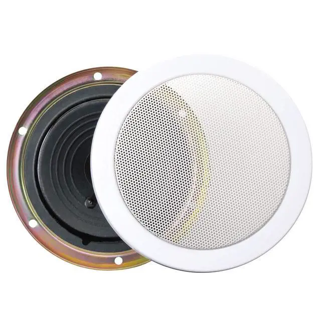 Alt view image 5 of 5 - 5.25 Dual Cone Slim Mount Speakers, Perfect for RVs & Motorhomes - White