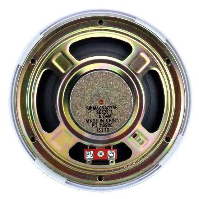 Alt view image 4 of 5 - 5.25 Dual Cone Slim Mount Speakers, Perfect for RVs & Motorhomes - White