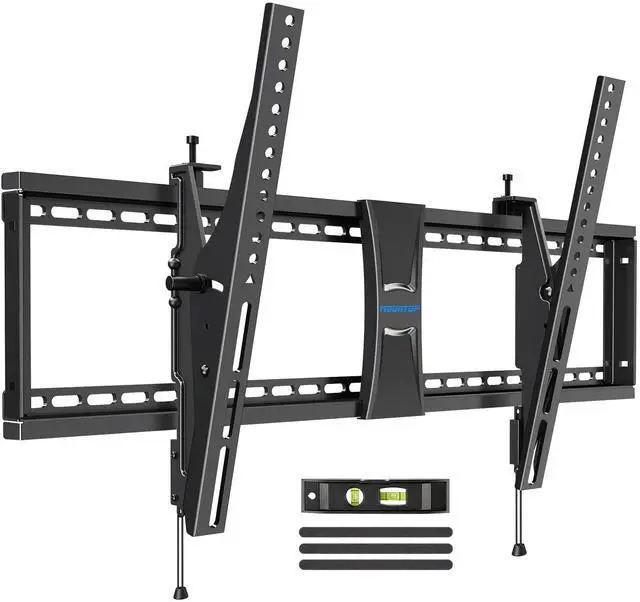 Main image of TV Wall Mount for Most 37-86" TVs, Tilting TV Mount Bracket with Level Adjustment Fits 16" 24" Studs Easy for TVs Centering, Wall Mount Bracket Max VESA 800x400mm, 120 LBS Loading