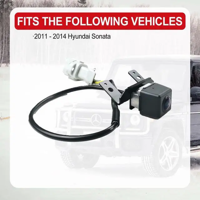 Alt view image 5 of 7 - Rear View Backup Reverse Camera Compatible with Hyundai Sonata 2011-2014 | 95760-3S102