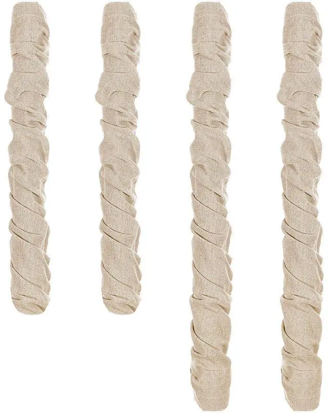Main image of 4 Pcs Fabric Cord Cover, 6 Feet and 4 Feet Length Chandelier Chain Cover Easy to Install for Chandeliers Lighting Wire Cable Management and Hiding