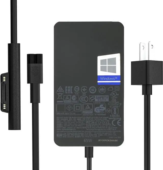 Main image of 65W Surface Pro Charger | for Microsoft Surface Pro 3-12, Surface Laptop 1-7, Surface Go 1-4, Surface Book 1-3, Surface LaptopGo, Surface Laptop Studio