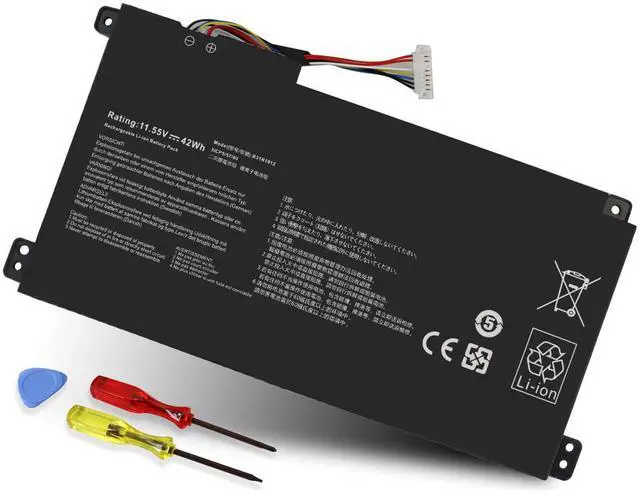 Main image of 42Wh B31N1912 C31N1912 Battery for Asus VivoBook 14 E410M E410MA L410M L510 | Replacement L410MA E410KA F414MA-CL E510KA L510MA R522MA Vivobook 14 E410MA-EK017TS Notebook 11.5V Vivobook L410M-15