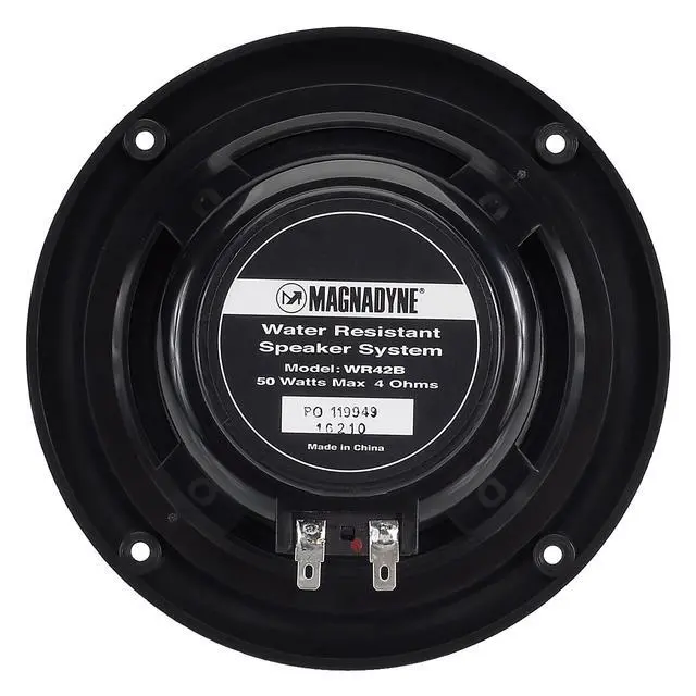 Alt view image 3 of 7 - 5" Water Resistant Dual Cone Marine Speakers with Grills - Pair