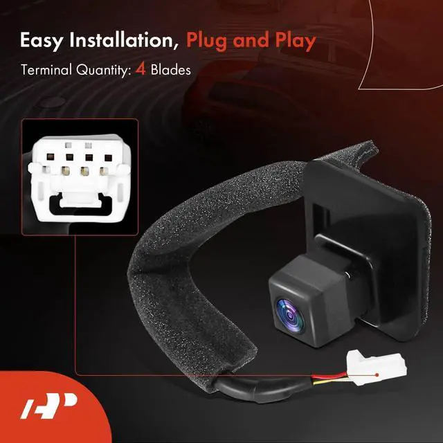 Alt view image 6 of 7 - Rear View Backup Camera Compatible with Nissan | Parking Camera for 2012-2021 NV1500, 2012-2021 NV2500, 2012-2021 NV3500 - Replace# 284421PA0A