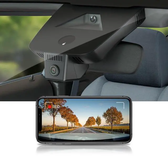Main image of 4K Dash Cam Suitable for GMC Acadia 2024-2026 AT4 Elevation Denali Ultimate (HD2-D5300), OEM Factory Look, 2160P UHD Video, WiFi & APP, Loop Recording, G-Sensor, Plug & Play, 64GB Card