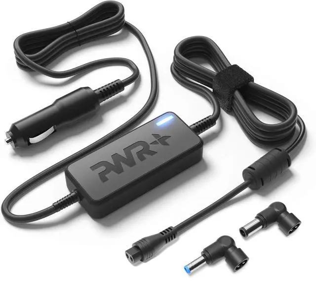 Alt view image 6 of 7 - CAR Charger 90W 65W 45W for HP-Envy-Pavilion Touchsmart-Sleekbook 15 17 M6 M7 Series; Hp Spectre X360, Pro G2; Pavilion EliteBook DC Auto Adapter Laptop Power Cord Extra Long 10 Ft UL Listed
