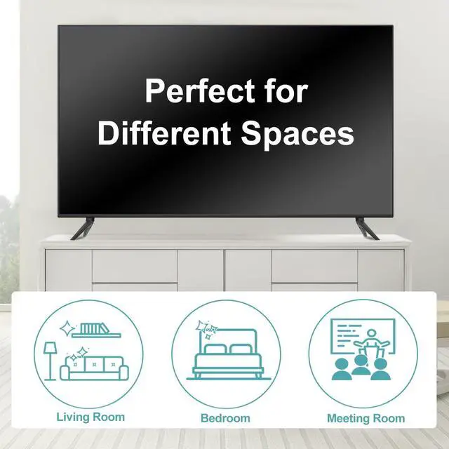 Alt view image 7 of 7 - TV Stand Only for Vizio TV Stand Legs V655-H19, Not for Other TV Models, Only for Vizio TV Replacement Legs We Listed wr Screws Set, Easy to Install