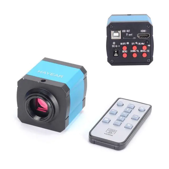 Alt view image 2 of 7 - 14mp Tv Hdmi USB Industry Digital C-Mount Microscope Camera Tf Video Recoder DVR