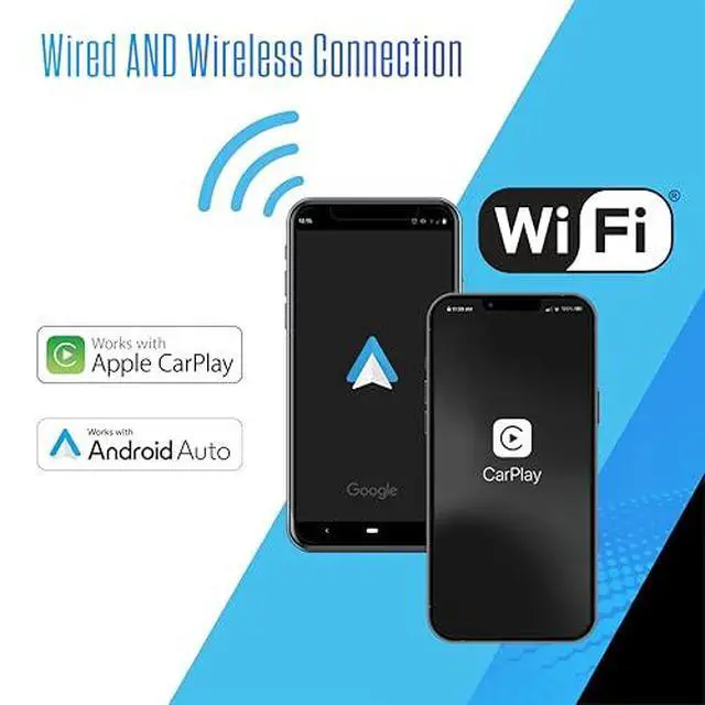Alt view image 6 of 7 - J5UP7 Top Mount Control 7-inch Double DIN Certified Wireless Apple Carplay Android Auto Car Stereo & BUCAM100J Backup Camera Bundle