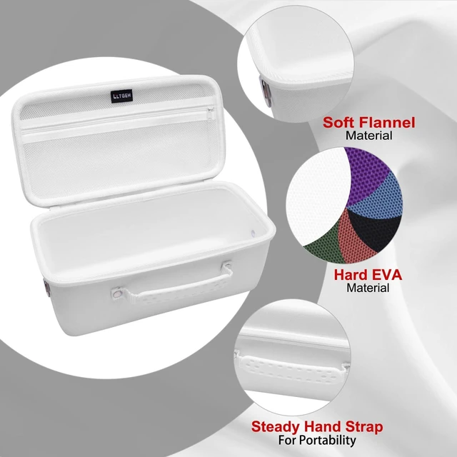 Alt view image 3 of 7 - Case for Bose SoundLink Max Bluetooth Speakers Wine Hard Carrying Travel Case for Bose SoundLink Max Bluetooth Speakers