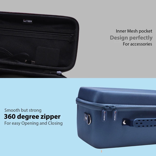 Alt view image 6 of 7 - Case for Bose SoundLink Max Bluetooth Speakers Wine Hard Carrying Travel Case for Bose SoundLink Max Bluetooth Speakers