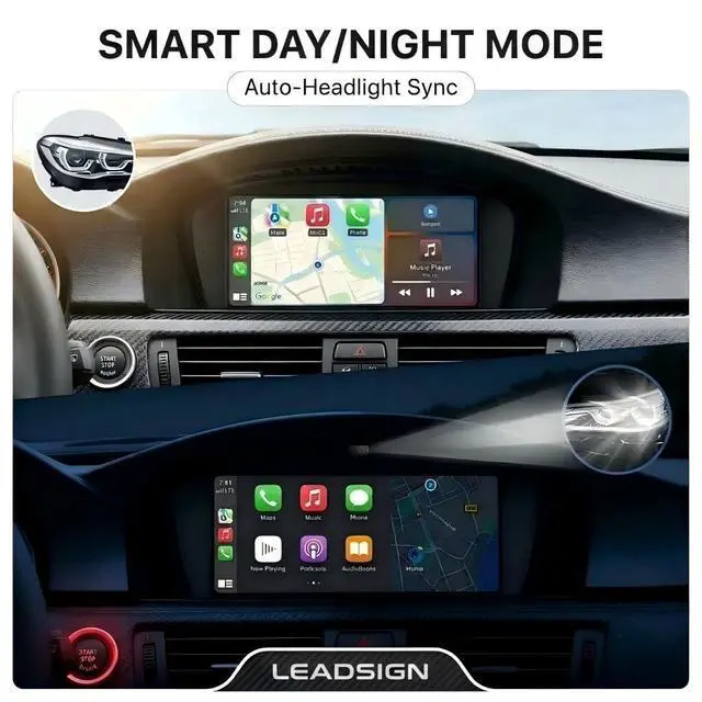 Alt view image 7 of 7 - 8.8" 1080P HD Car Stereo CarPlay Touchscreen for BMW 3s/5s CCC System | Fits 3s E90-93 & 5s E60/E61 (2003-2008),Seamless OEM-Fit & Style, Supports Android Auto, Camera, Mirror Link, Voice Controls