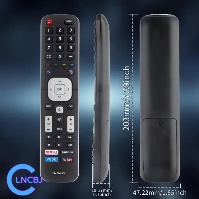 Alt view image 6 of 7 - EN2A27ST Replace Remote Compatible with Sharp TV LC-32P5000U LC-32Q5000U LC-40N50 LC-40N5000