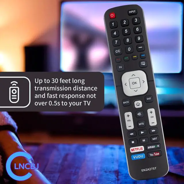 Alt view image 7 of 7 - EN2A27ST Replace Remote Compatible with Sharp TV LC-32P5000U LC-32Q5000U LC-40N50 LC-40N5000