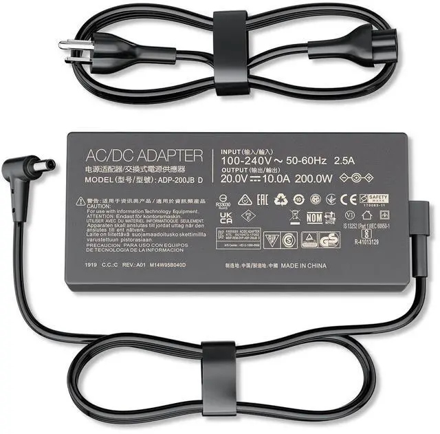 Main image of 200W ADP-200JB D Laptop Charger Fit for Asus Zephyrus TUF Strix Vivobook | AC Adapter Zephyrus G15 GA503 GA503QM GA503QR GA503QS GA503RM TUF A15 F15 F17 ROG Strix G15 G17 Zenbook Vivobook Power Supply