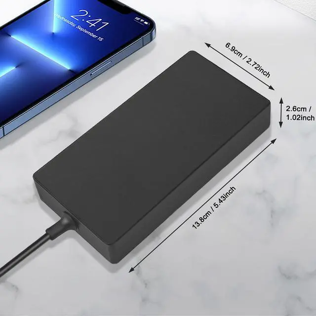 Alt view image 4 of 5 - 20V 6A 120W Charger Compatible with ASUS Intel NUC 14 13 12 Pro NUC13VYKi7 ROG Swift PG279QM ROG Strix XG349C Gaming VG289Q VG32U Monitor Power Cord