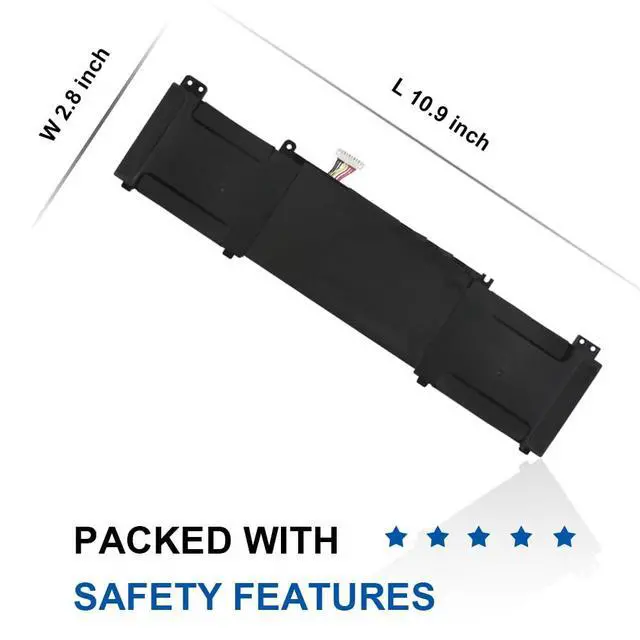 Alt view image 7 of 7 - B31N1822 42Wh Laptop Battery for Asus ZenBook Flip 14 UM462 UX462 Q406 | UX462DA UM462DA UM462D, Flip 14 Q406D Q406DA UM462DA-AI012T UM462DA-AI022T UM462DA-AI023T UM462DA-AI037T UM462DA-AI017T