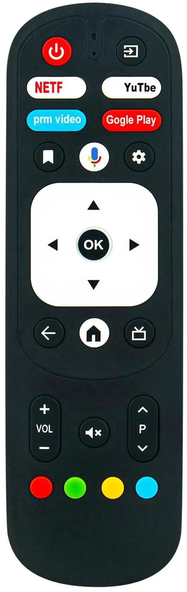 Main image of RM-C3287 Replacement Voice Remote Compatible with JVC Smart Android TV | RM-C3287 Replacement Remote Commander