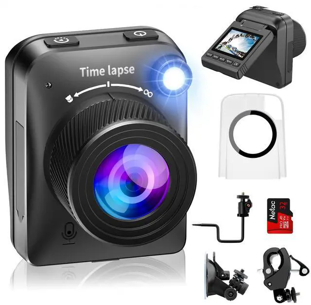 Main image of 2026 Upgraded 4K Time Lapse Camera Outdoor Construction Plant Weather Life, Manual Focus, IP66 Waterproof, 6 Month Battery Life, 32GB TF Card Included
