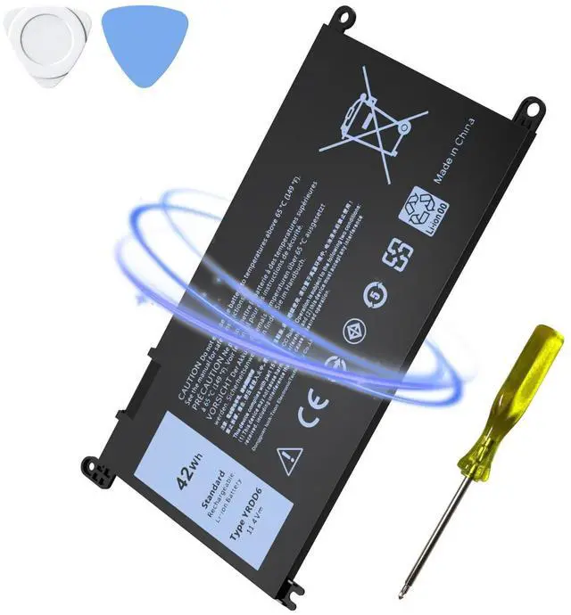Main image of 42Wh YRDD6 Laptop Battery Compatible with Dell Inspiron 15 5480 5481 5482 5485 5490 5491 5493 5584 5581 5585 5590 5591 5593 5594 5598 14 3310 3491 3493 3501 3582 3583 3584 3593 3793 7586