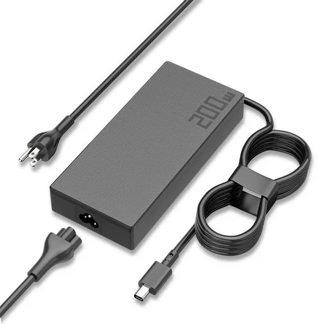 Main image of 200W ADP-200JB K Charger Compatible with ASUS Laptop ROG Zephyrus G16 G14 | Adapter 2025 GU603 GU605 GA402 GA403 Flow Z13 GZ302 TUF A14 FA401 ProArt P16 PX13 20V 10A Power Supply Cord | Rectangle Conn