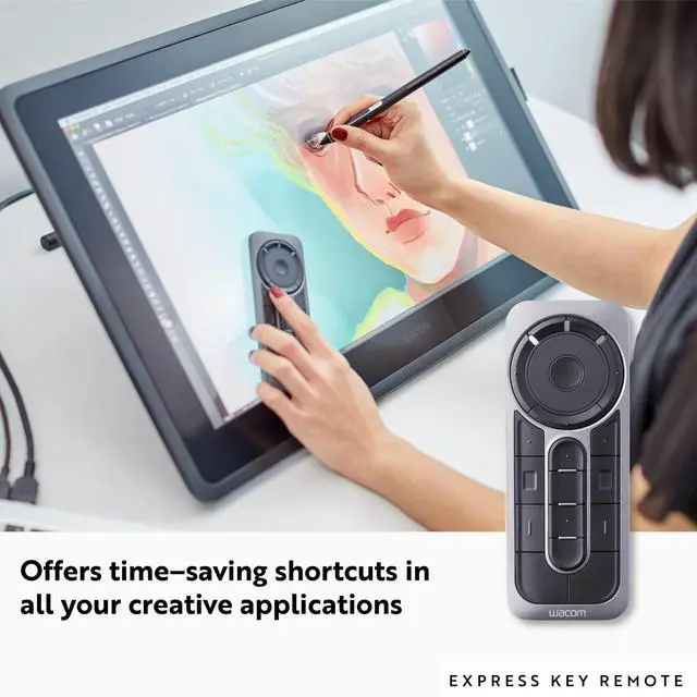 Alt view image 2 of 7 - ExpressKey Remote for Cintiq & Intuos Pro | 17 customizable buttons designed for efficiency when creating on displays that don't come with shortcut keys