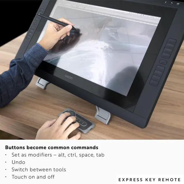 Alt view image 5 of 7 - ExpressKey Remote for Cintiq & Intuos Pro | 17 customizable buttons designed for efficiency when creating on displays that don't come with shortcut keys