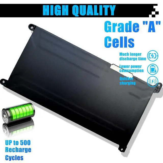 Alt view image 5 of 7 - JPFMR Laptop Battery Replacement for Dell Chromebook 3100 3400 2-in-1 5488 5493 5593 P90F Series 0JPFMR 7MT0R 7MTOR 16DPH 7T0D3 07T0D3 DN33X RDNP5 65N6H 11.4V 3500mAh