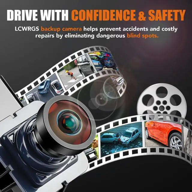 Alt view image 6 of 7 - Reverse Backup Camera Compatible with Ford Escape 2014 2015 2016 | Night Vision Wide-angle Rear View Camera Parking Assist Replaces# GJ5T-19G490-AD, CJ5T-19G490-AB, EJ5T-19G490-A