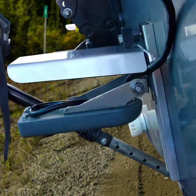 Alt view image 3 of 7 - Spray Deflector Shield for Transducer Garmin Lowrance etc