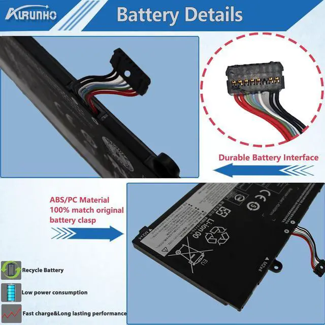 Alt view image 3 of 7 - L19C3PDA Laptop Battery Replacement for Lenovo ThinkBook 14 15 (G2 ITL, G3 ACL, G2 are, G3 ITL, G4 ABA) Series L19L3PDA L19M3PDA L19D3PDA 11.52V 45Wh