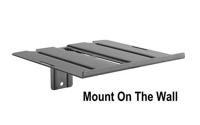 Alt view image 3 of 6 - MountPlus DVD-31 Dual-Use DVD Shelf Mount for DVD Players, AV Receivers, Cable Boxes, DSLR Camera, Speakers and Audio or Video Equipment (On the Wall Or Back of TV)