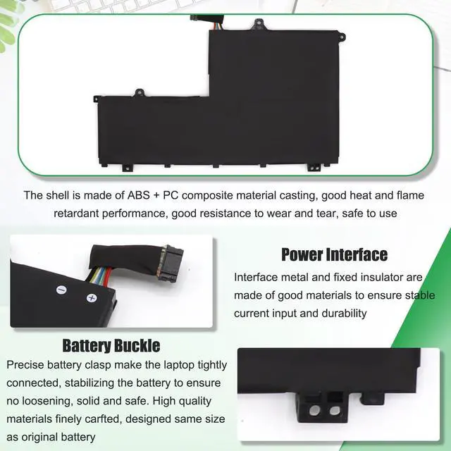 Alt view image 5 of 6 - L19M3PF1 Laptop Battery Replacement for Lenovo ThinkBook 14-IML 20RV 14-IIL 20SL 15-IML 20RW 15-IIL Series Notebook L19C3PF1 L19D3PF1 L19L3PF1 L19M3PF2 L19C3PF9 L19M3PF9 L19L3PF8 L19D3PF2