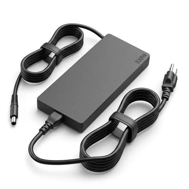Main image of 330W 7.4mm Tip Laptop Charger, Replacement for Dell Alienware Series | for Alienware M16 M18 R1, M17 R3 R4, X16 X17 R1 R2, Area-51m R1 R2, DA330PM190 DA330PM111 AC Adapter