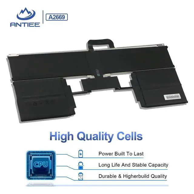 Alt view image 4 of 7 - A2669 A2681 Laptop Battery Replacement for MacBook AIR 13" M2 2022 52.6Wh | A2681 661-26150 MLY33LL/A MLY43LL/A MLY13LL/A MLY23LL/A MLXX3LL/A MLXW3LL/A MLXY3LL/A MLY03LL/A Series Notebook 11.54V