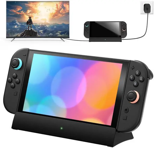 Main image of Switch 2 Dock,TV Docking Station with 4K HD Adapter/USB 3.0 Port/USB-C Port (Only Dock-Not for Use with Protective Case)