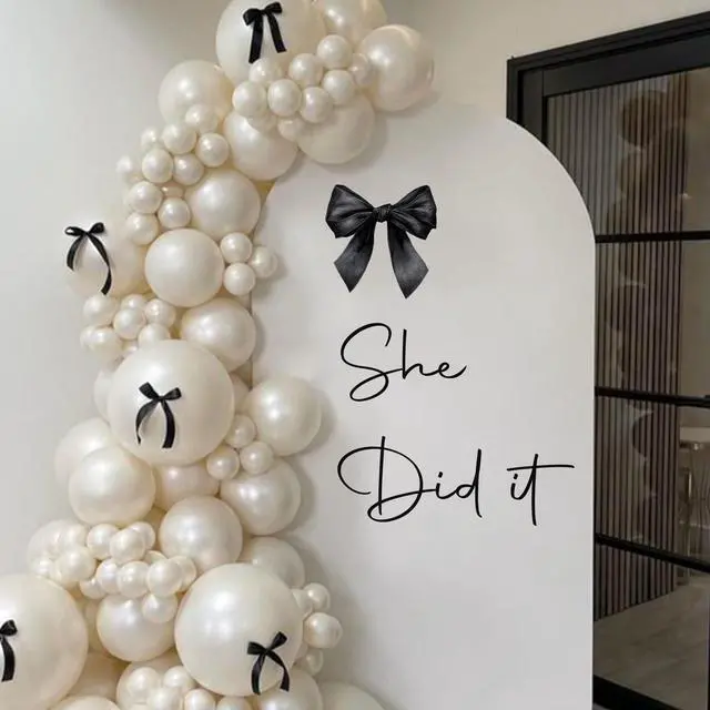 Main image of She Did It Decal | Graduation Party Decor Supplies,She Believed She Could So She Did Sign Party Decal,Congrats Grad Class of 2026 Party Supplies
