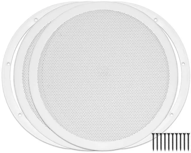 Main image of RH-4002-10-2-A White Universal Surface Mount 10" Speaker Covers, Pair