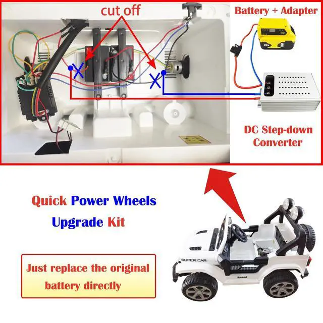 Alt view image 7 of 7 - 48v to 12v Converter Golf cart Step Down Converter 11-70V Input to 3.3V-24V Output 28A 336W Step Down Converter Adjustable dc with Fuse-70V 48V 36V 24 to 12V 3.3V-24V