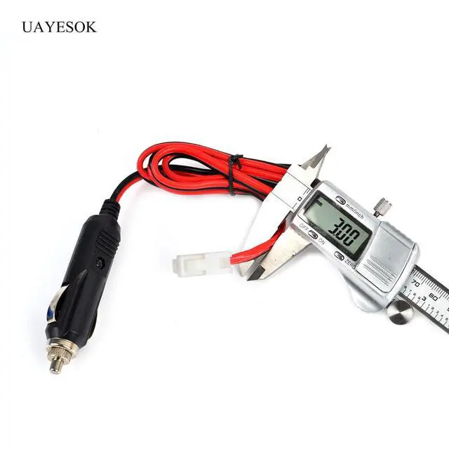 Alt view image 2 of 4 - Mobile Radio Power Cable, T Shape 12V DC Power Cord, 2 Pack | Cigarette Lighter, LED Lights, for Icom 2730a Yaesu Kenwood BTECH uv-25x2 Anytone at-778uv Mobile Transceiver